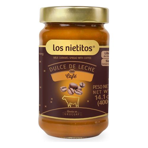 Dulce de Leche LOS NIETITOS con Café 400 g
