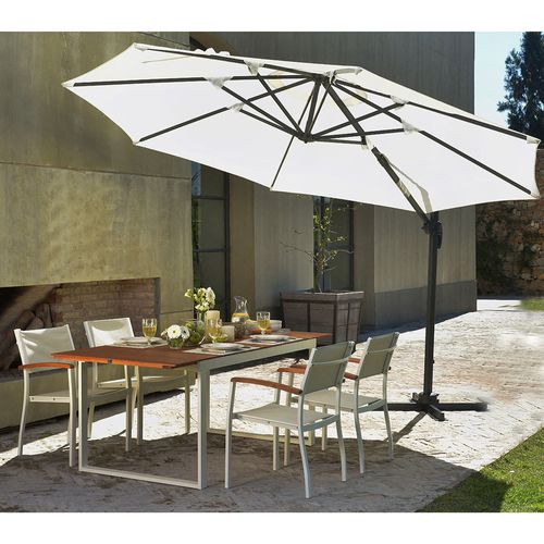 Sombrilla descentrada roma 3.5 m