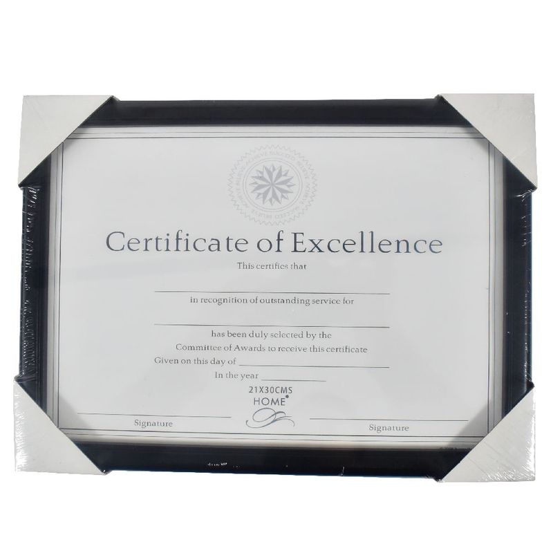 Marco-Diploma-con-marco-negro-21-x-297-cm-0