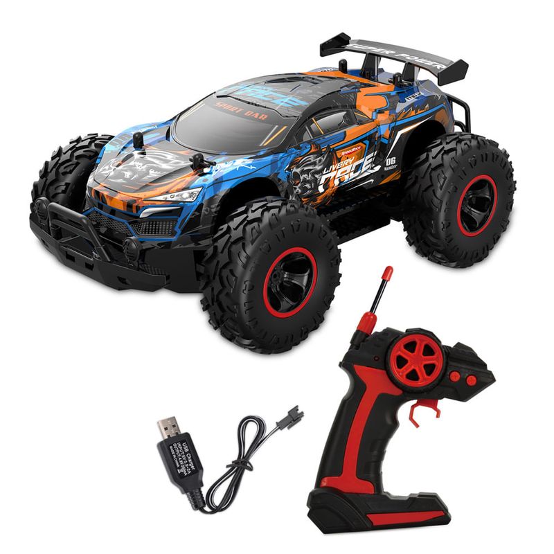 Auto-Radiocontrol-Escala-1-14-con-Luces-Bateria-Recargable-0