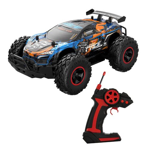 Auto Radiocontrol Escala 1:14 con Luces Batería Recargable