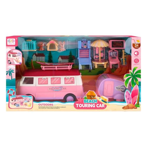 Van con Trailler con Accesorios Playa