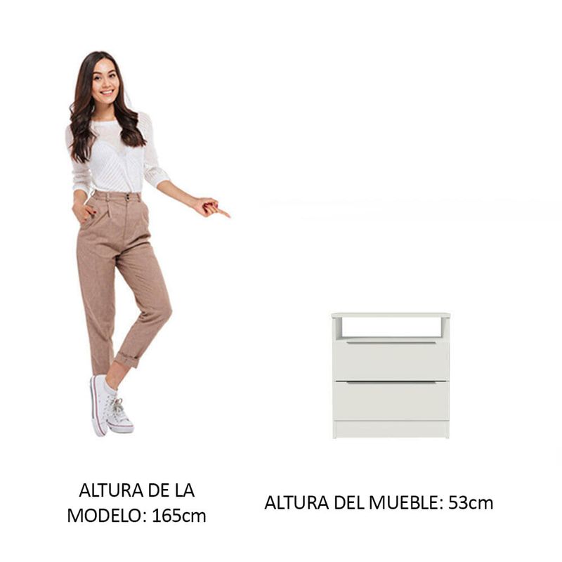 Mesa-de-Luz-2-Cajones-50-x-53-x-37-cm-Blanca-5