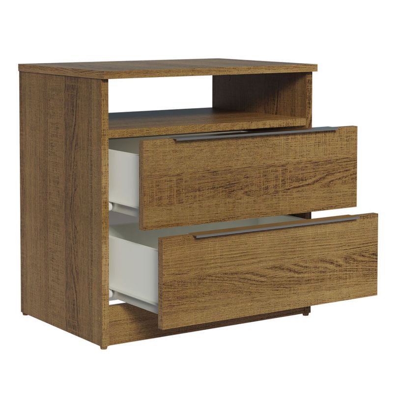 Mesa-de-Luz-2-Cajones-50-x-53-x-37-cm-Rustico-Blanco-2