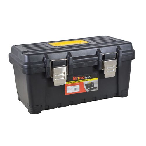 Caja de herramientas BRICO TECH 16” tranca de metal