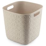 Canasto-rectangular-PP-15-L-beige-0