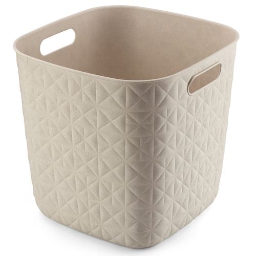 Canasto rectangular PP 15 L beige