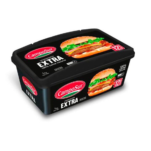 Hamburguesa Extra x 12 CAMPOSUR 1 kg