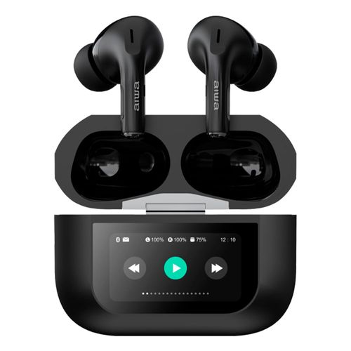 Auricular Tws Bt AIWA Mod. AW-TWSGPROB Estuche Carga