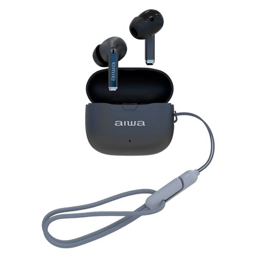 Auricular Tws Bt AIWA Mod. AW-TWSG50ANCB Estuche Carga
