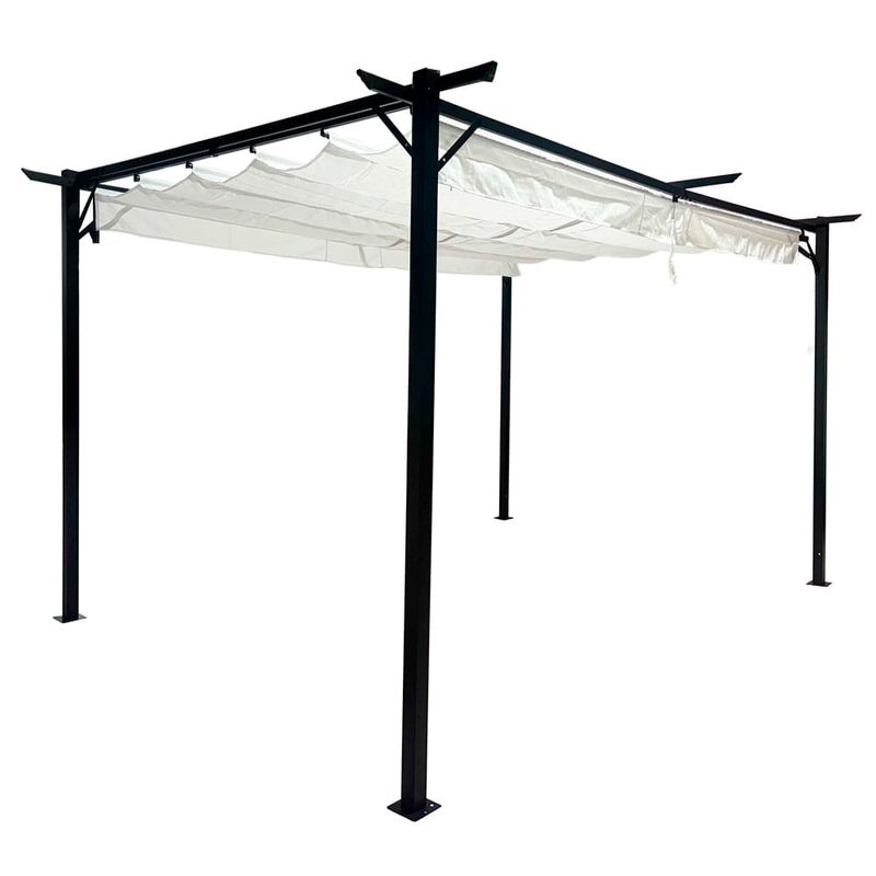 Pergola-con-Techo-Retractil-3x4-m-Natural-1