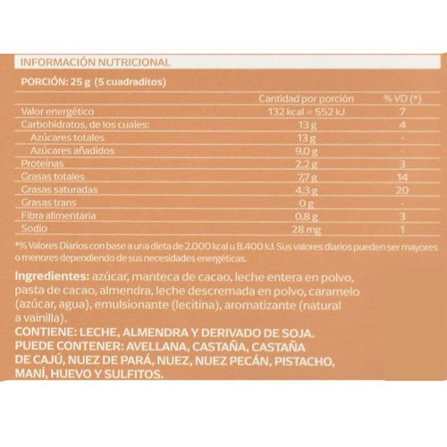 Chocolate DELTURISTA con Almendras 85 g