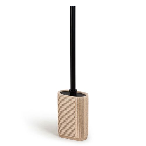 Escobilla para Baño Polyresina Beige