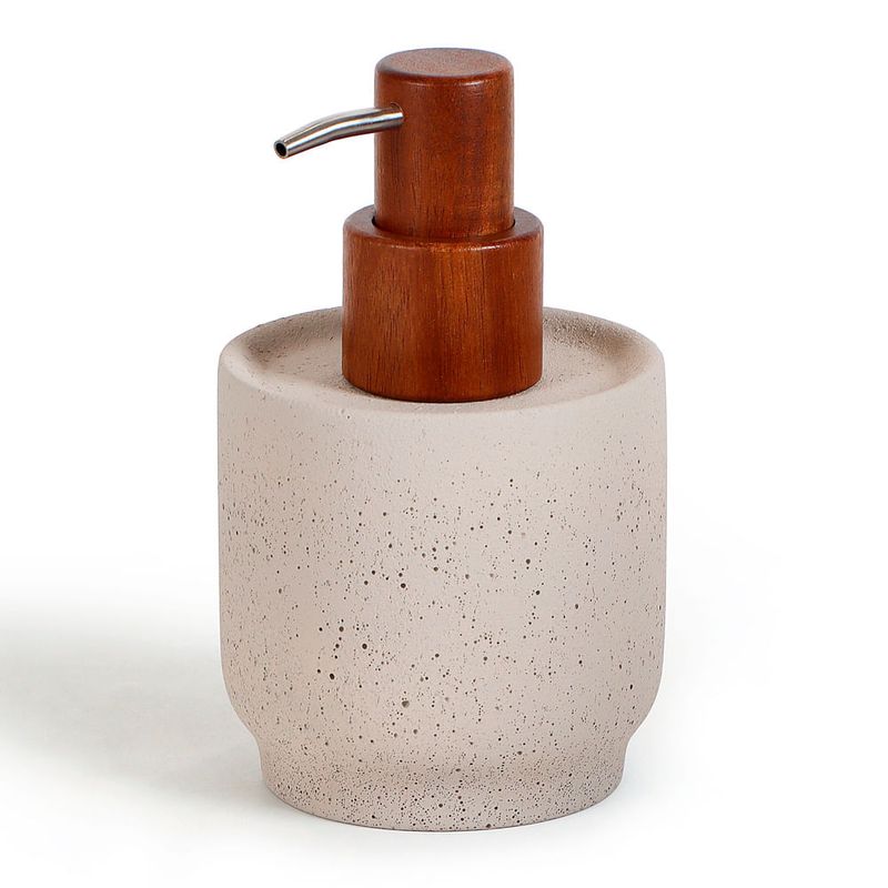 Dispensador-de-Jabon-en-Cemento-Gris-Claro-con-Madera-0