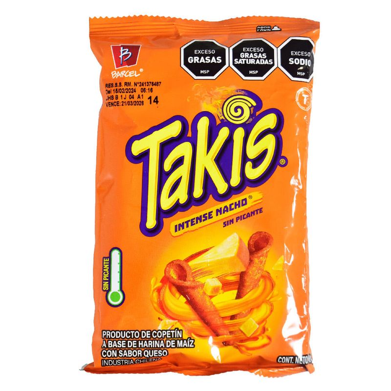 Snack-TAKIS-Intense-Nacho-sin-Picante-49-g-0