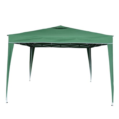 Gazebo Verde Armado Fácil 2,9x2,9x2,6 m