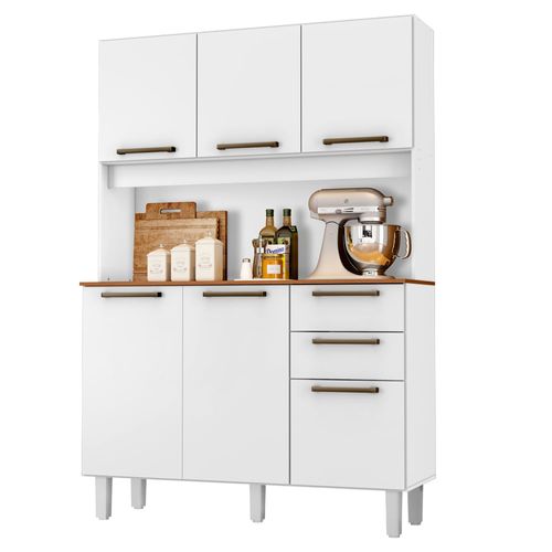 Kit Pop Cocina 6 p 2 cj 120x174x37 cm Blanco