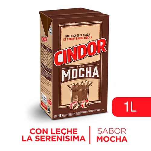 Leche chocolatada CINDOR mocha 1L