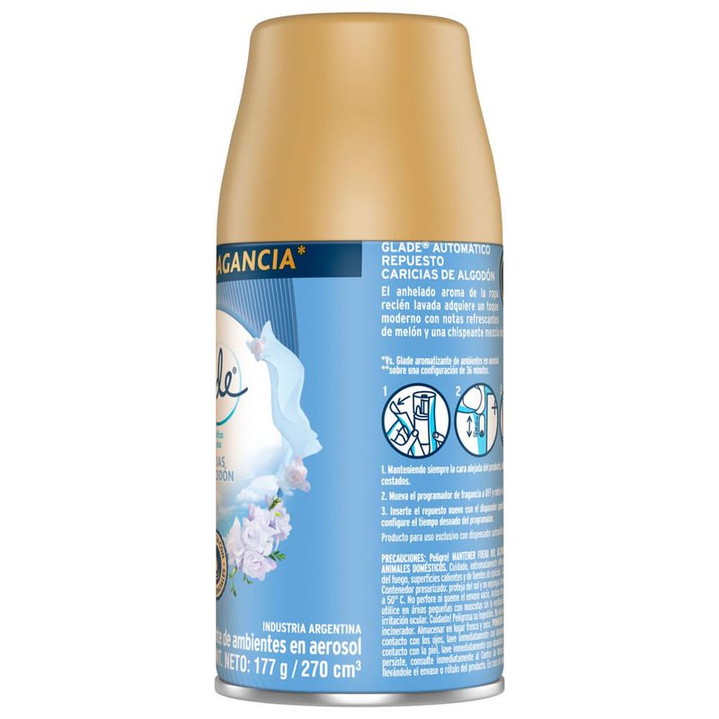 Aromatizante-de-Ambientes-Automatico-Glade-Caricias-de-Algodon-Repuesto-175-g-5