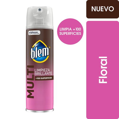 Limpiador Multisuperficies y Electrónicos Blem Floral Aerosol 360 ml