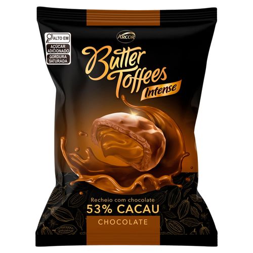 Caramelos Butter Toffees ARCOR Intense 53% Cacao 90 g