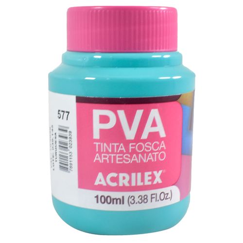 Pintura ACRILEX para artes 100 ml verde turquesa