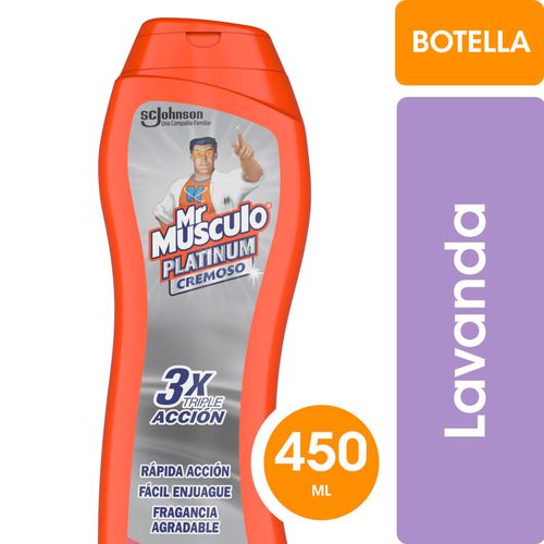 Limpiador de Baño Mr MÚSCULO en Crema Lavanda 450 ml