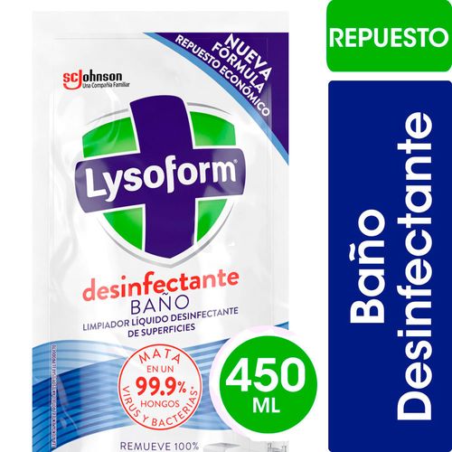Limpiador de Baño LYSOFORM Líquido Repuesto 450 ml