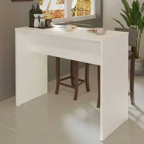 Barra para cocina blanco 115x93x45 cm