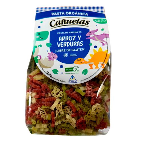 Pasta de Harina de Arroz y Verduras CAÑUELAS 300 g