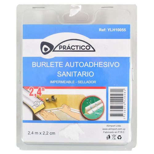 Burlete Autoadhesivo Sanitario 2,4 m x 2,2 cm
