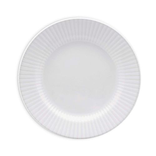 Plato Llano 26 cm Canele Blanco