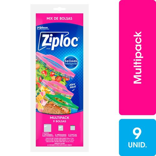 Bolsas Herméticas Ziploc Multipack 9 un