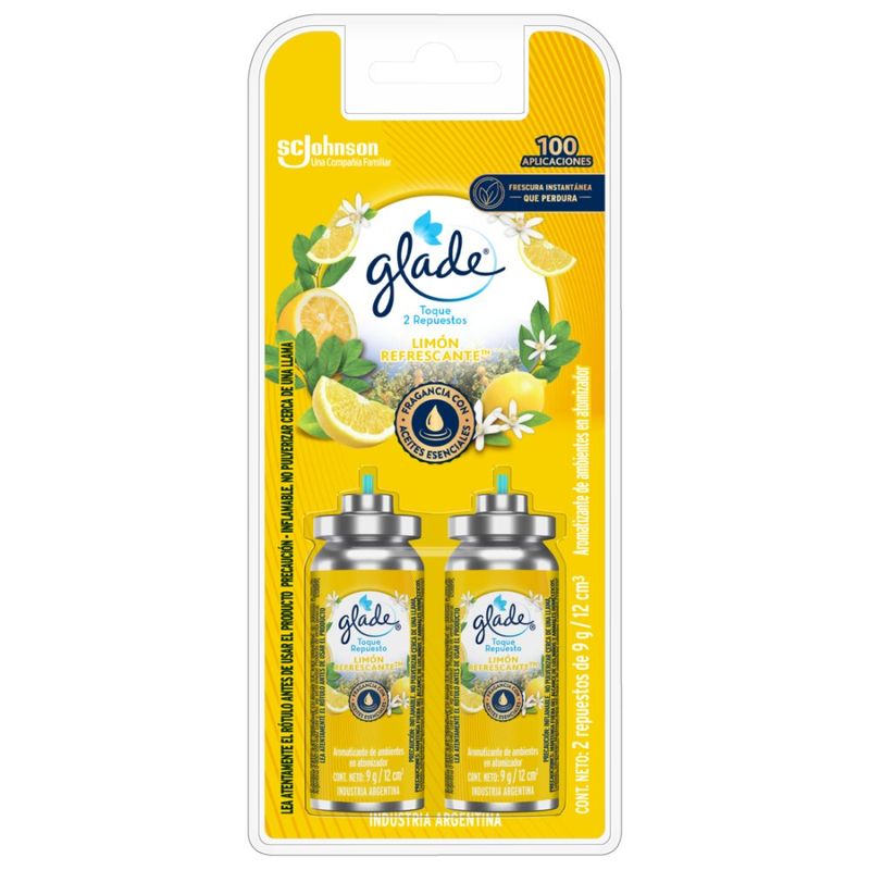 Aromatizante-de-Ambientes-GLADE-Toque-Limon-Refrescante-Pack-x-2---9-g-1