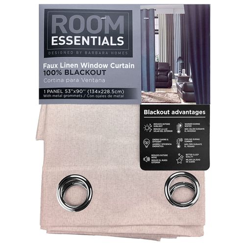 Cortina Blackout 1 Paño 130 x 225 cm Crema