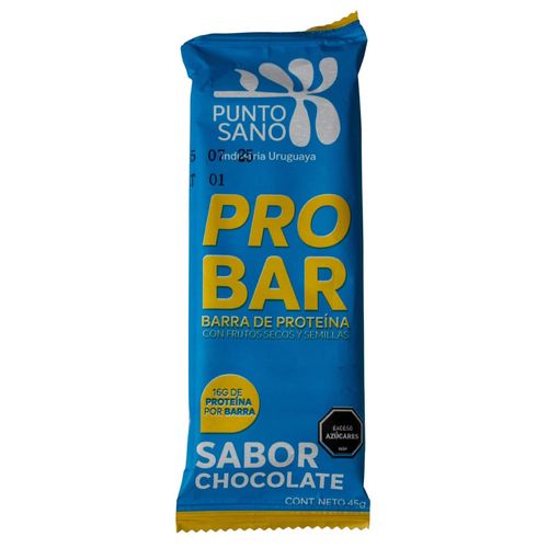 Barrita Pro Bar PUNTO SANO Chocolate 45 g
