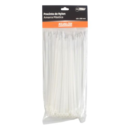 Precinto franca 4.8x200 mm 200 un. blanco