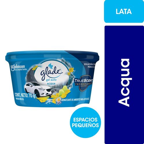 Aromatizante GLADE MiniGel Auto Acqua