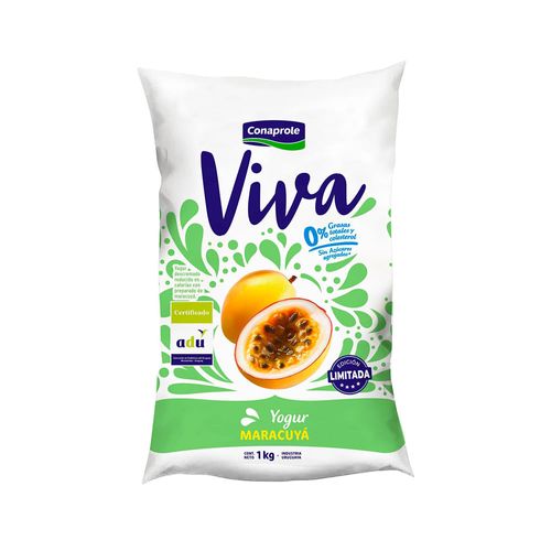 Yogur VIVA Descremado Maracuya 1 kg