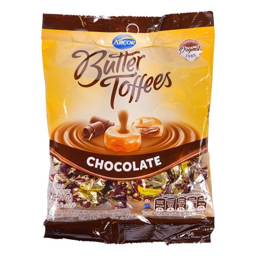 Caramelos chocolate Butter Toffees ARCOR 80 g